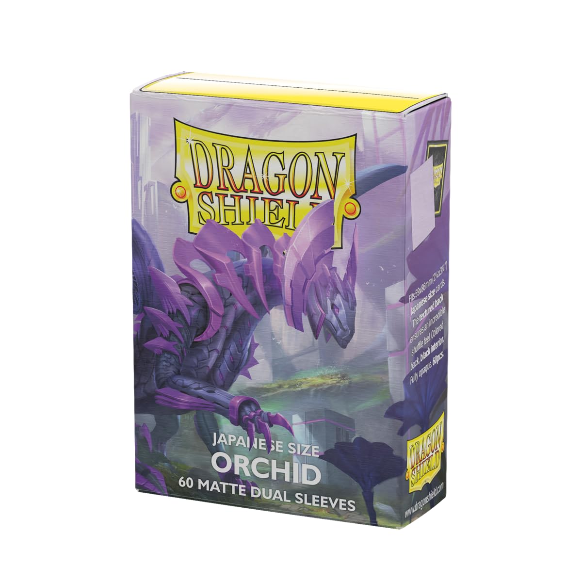 Dragon Shield Japanese Size Sleeves – Matte Dual Orchid 60CT
